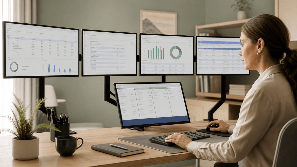 Four jobs, four tools, one operator on top