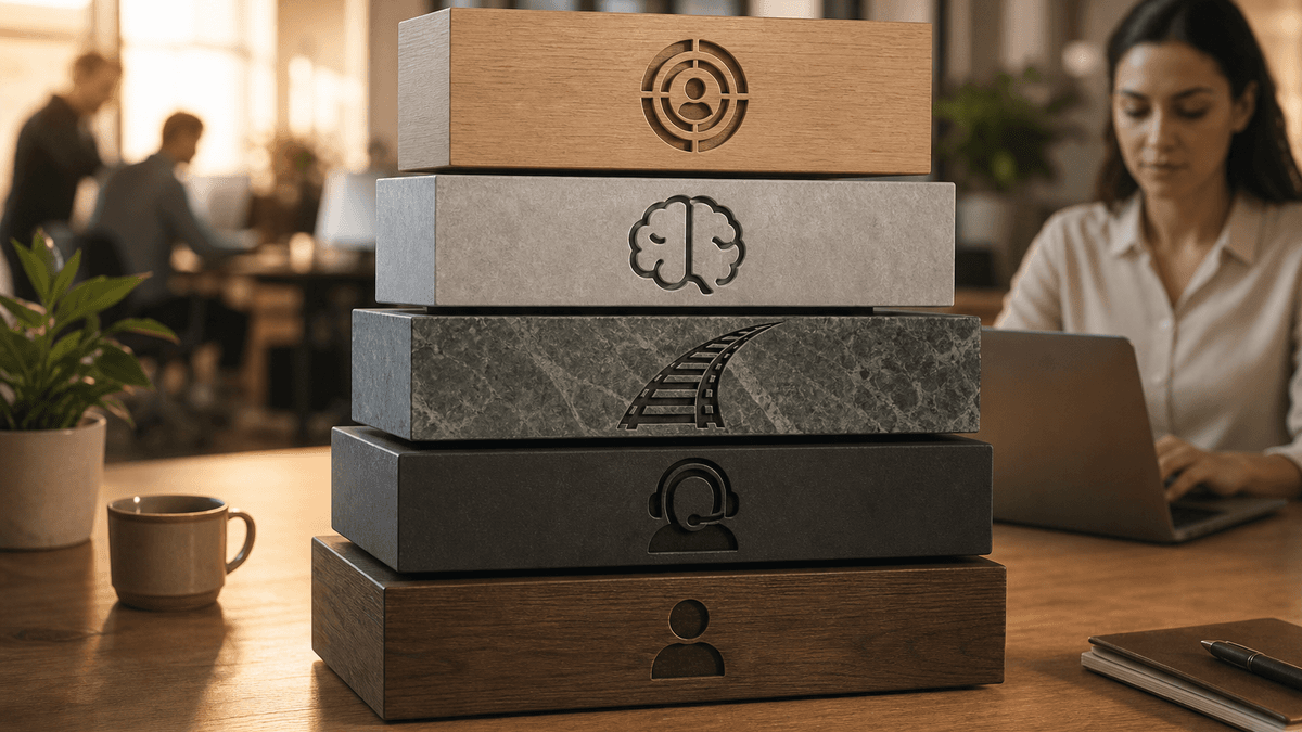 Five layers from core systems to operator